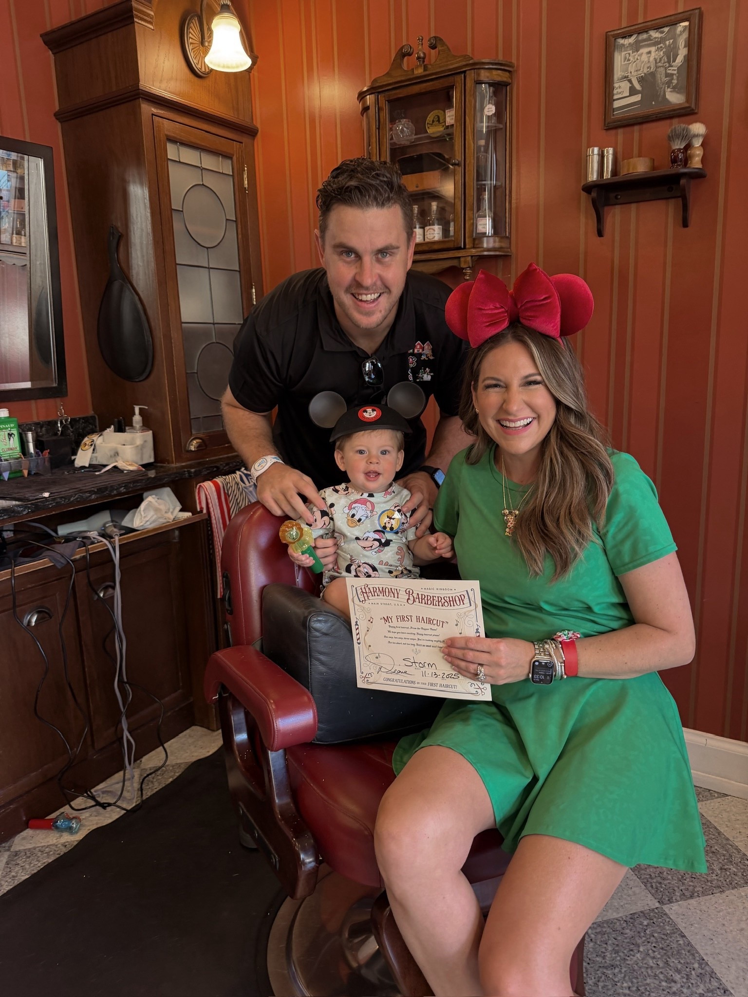 Storm got his first haircut at Walt Disney World’s Harmony Barbershop at Magic Kingdom!  Linked all of our outfits - family what to wear to Walt Disney World at Christmas! 

#LTKFamily #LTKStyleTip 

#LTKHoliday