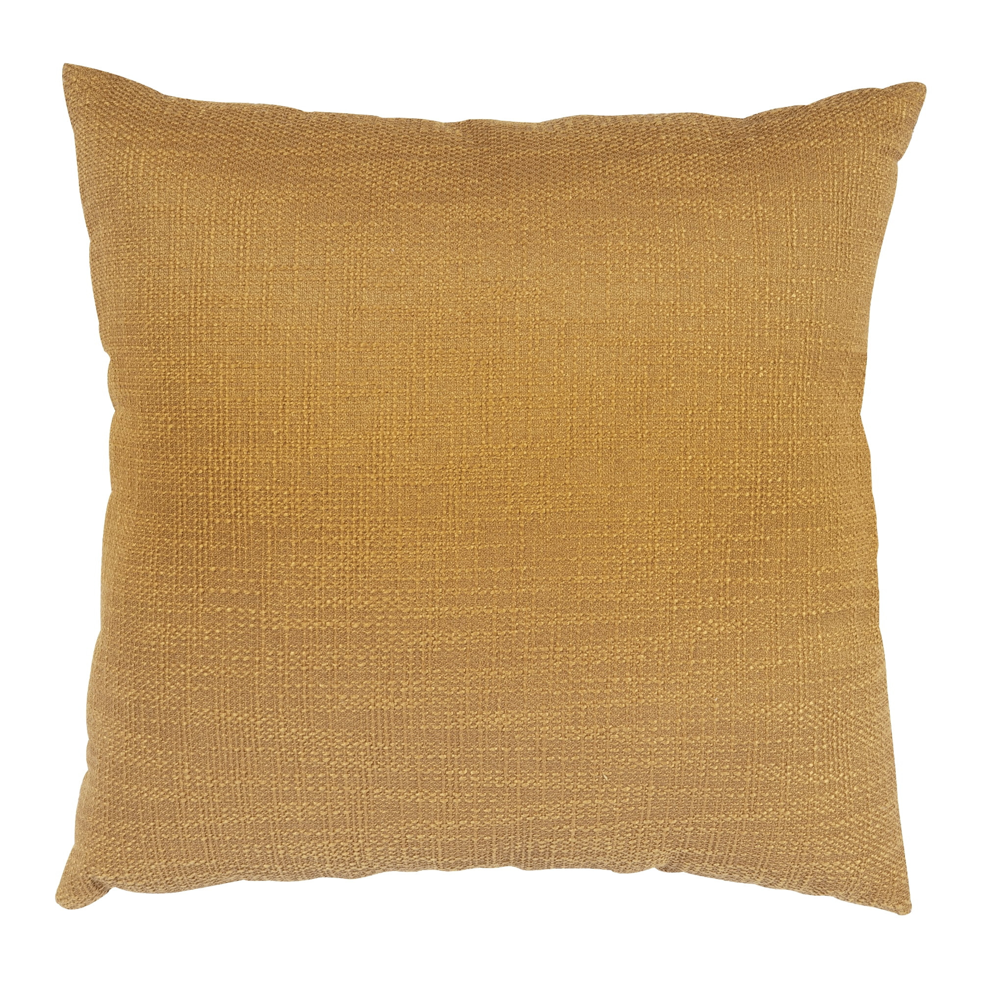 Mainstays 18" x 18" Brown Polyester Decorative Pillow | Walmart (US)