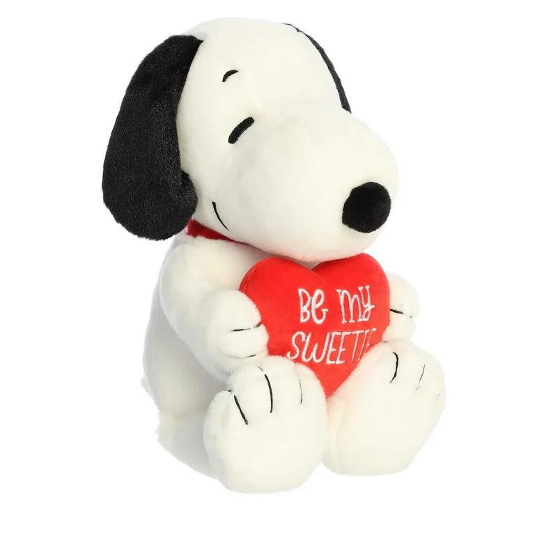 Aurora - Medium White Peanuts - 8.5" Snoopy Be My Sweetie - Adorable Stuffed Animal | Walmart (US)