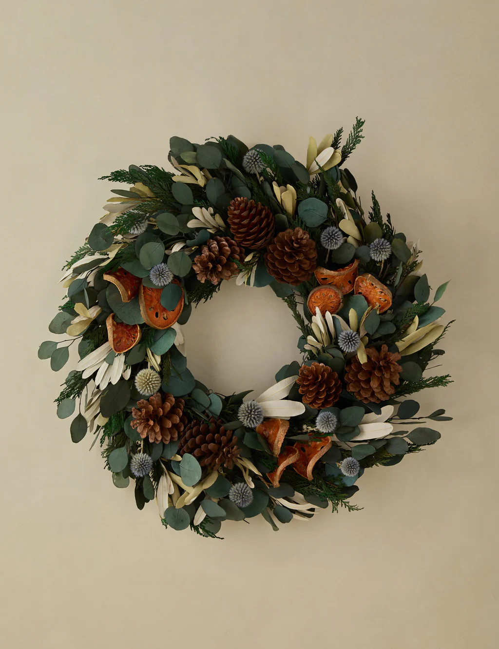 Preserved Quince + Cedar Wreath | Lulu and Georgia 