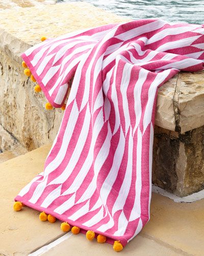 Nicatta Pink Beach Towel | Horchow