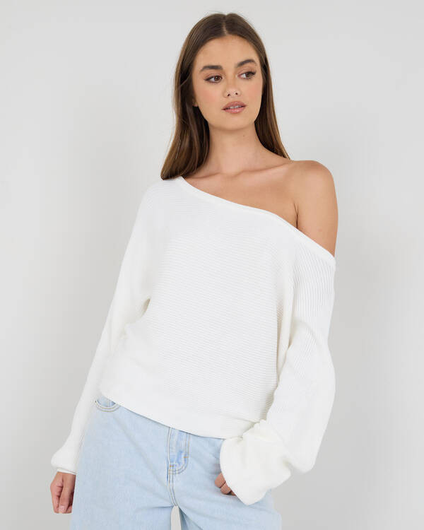 Ophelia Off Shoulder Knit Jumper | City Beach (US)