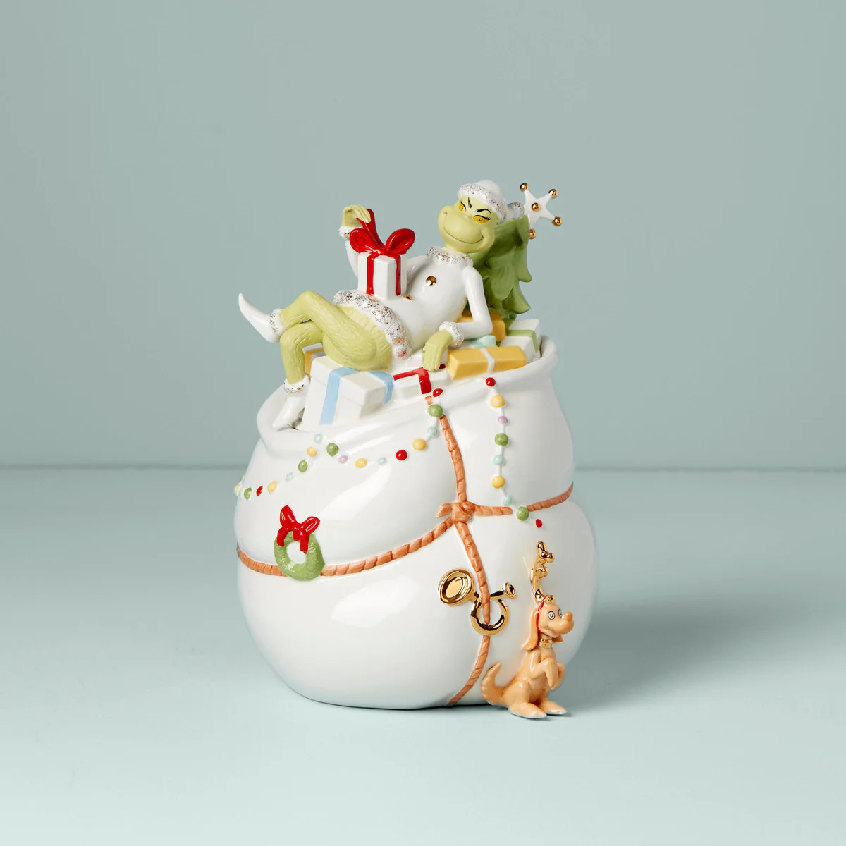 Merry Grinchmas Cookie Jar | Lenox