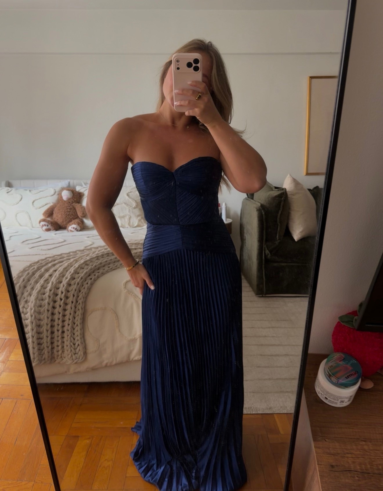 Blue lulus gown 