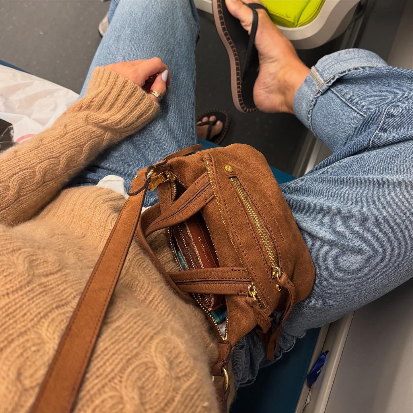 early fall / chilly summer day outfit🌟

sweater is old(ish) j.crew cashmere (linked similar) and bag is aimee kestenberg (not sold anymore) 

#LTKautumn #LTKSeasonal #LTKStyleTip