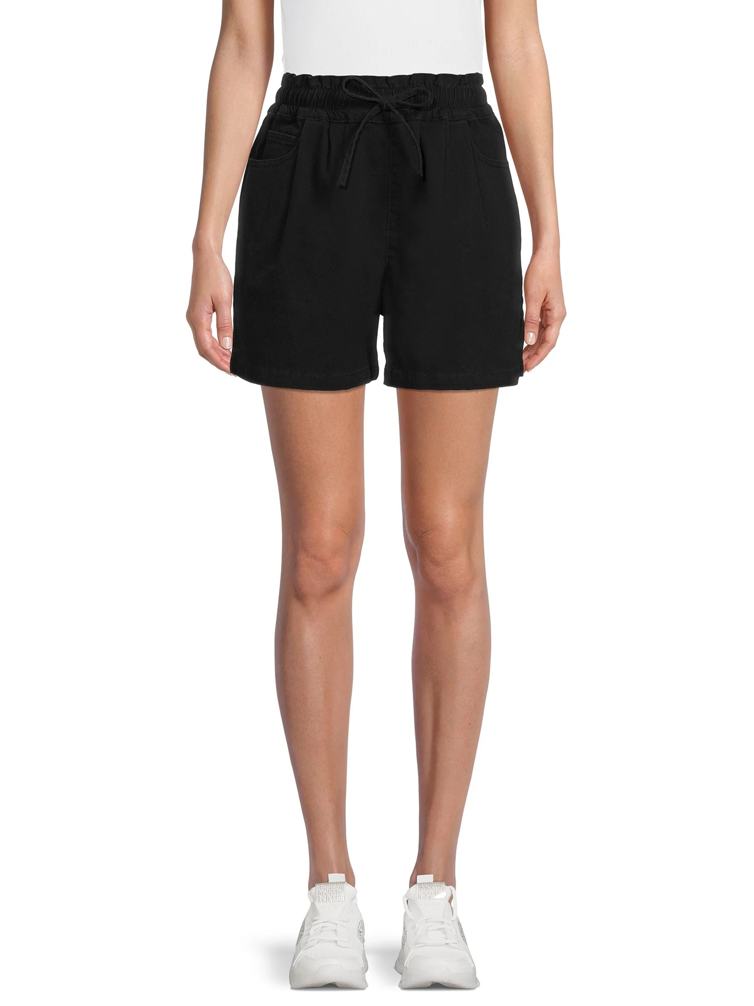 Time and Tru Women's Paperbag Waist Shorts | Walmart (US)