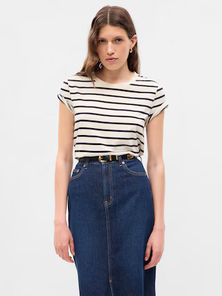 100% Organic Cotton Vintage Crewneck T-Shirt | Gap (US)