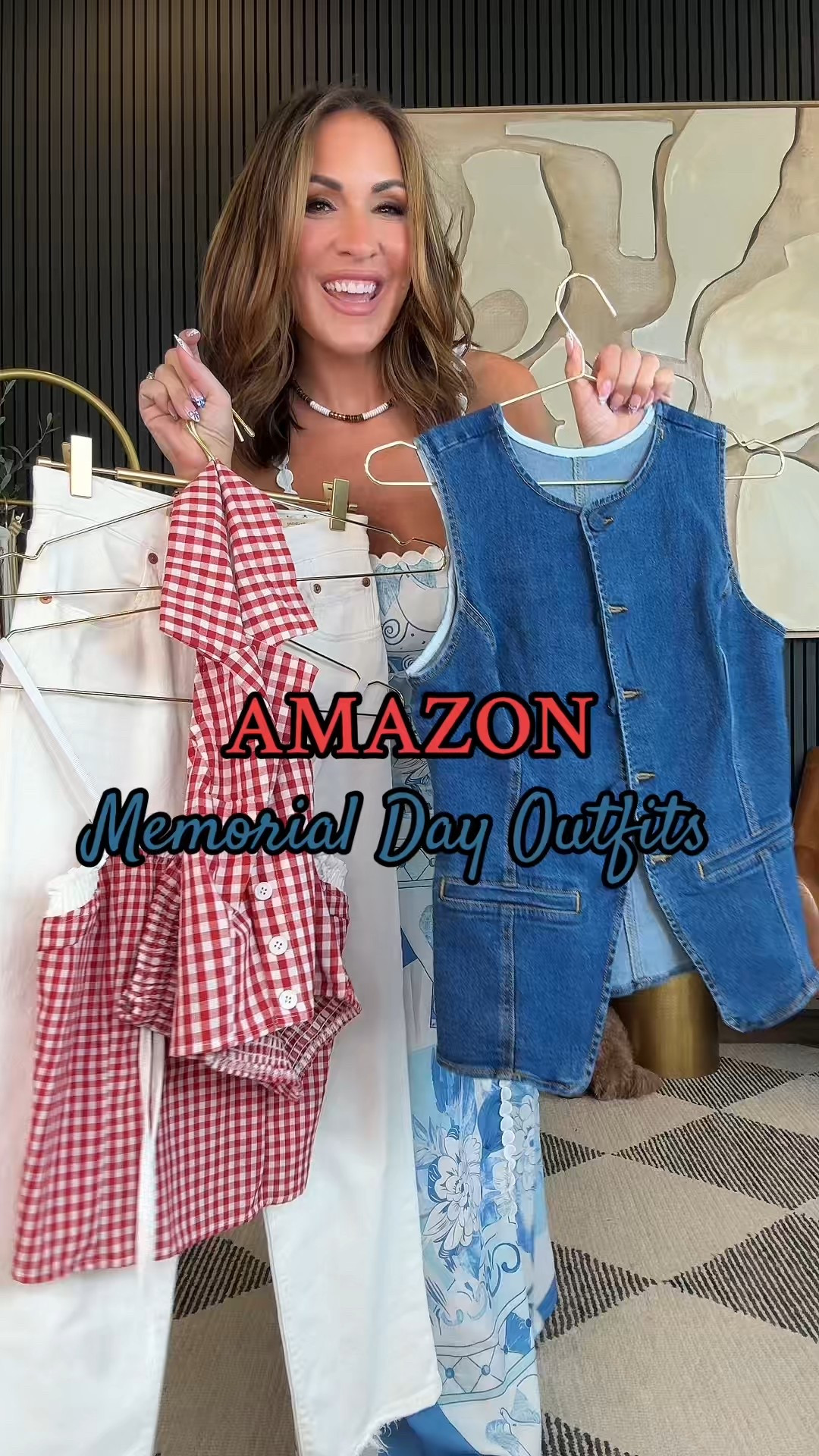 POV: You’re the best-dressed at the BBQ ☀️🇺🇸
…and the parade, and the lake day too.

Amazon came through with these festive fits!
From red gingham to denim vibes—obsessed.

5’2” | 130 lbs | 34DD | 25” waist
Wearing: XS/S across the board

#AmazonFashion #ootd #MemorialDayLooks #grwm #PatrioticStyle #affliate #RedWhiteAndCute #LTKfinds #SummerOutfitIdeas #GinghamGoals #HolidayWeekendStyle

#LTKOver40 #LTKPetite #LTKStyleTip