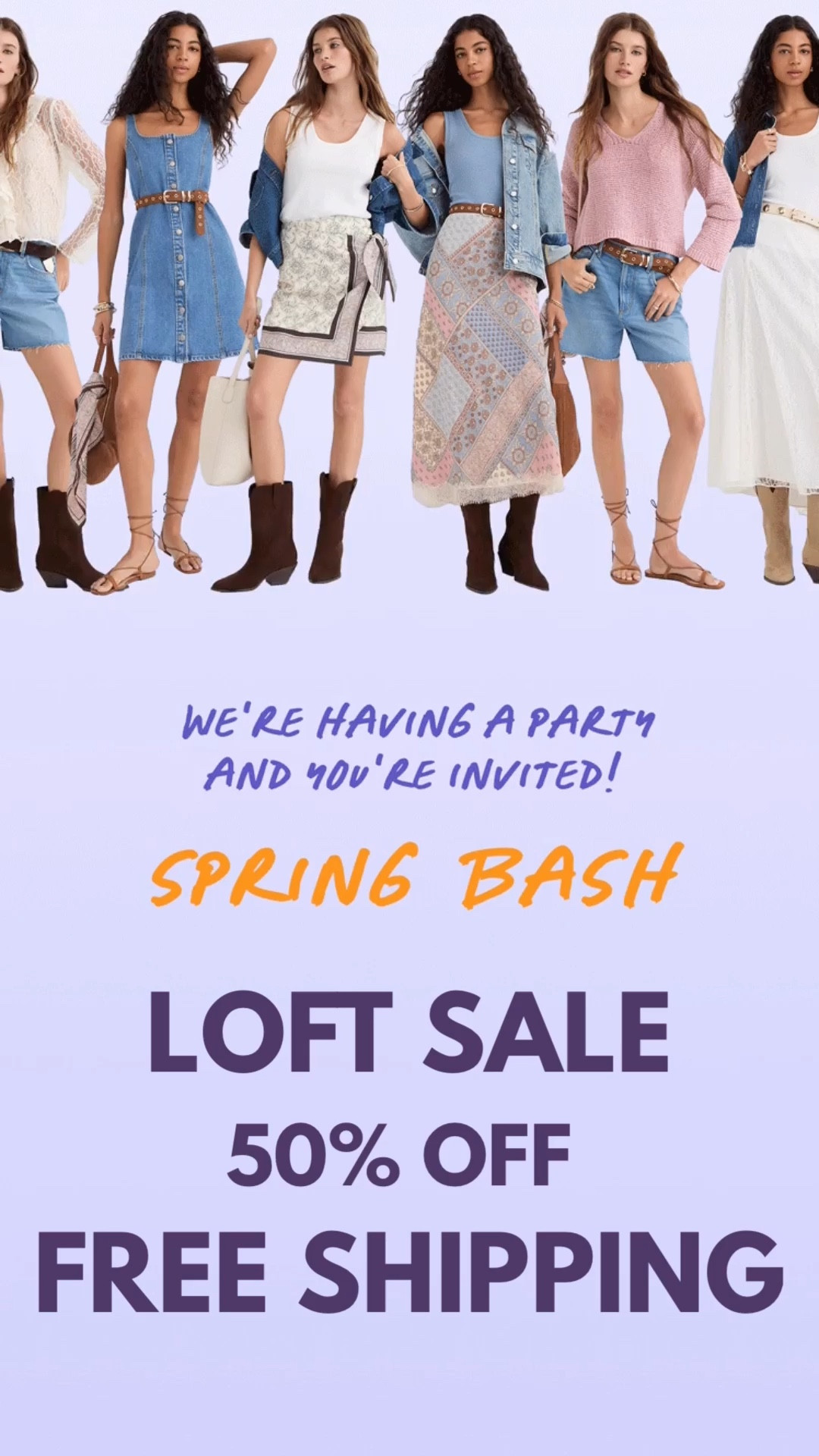 SALE at LOFT ‼️ SAVE 50% OFF + FREE Shipping…  👏 Click any product photo to Shop + SAVE!! Would be so appreciated 😍 

Workwear - Date Night - Office Outfit - Seasonal- Shoe Crush - Resort Wear - Dress - Dinner Date 
- Travel - Boots - Cowboy 🤠 Western Wear - Business Casual- Lounge Sets

Follow my LTK @fashionistanyc on the @shop.LTK app to view this post and get my exclusive app-only content!

#liketkit #LTKgrwm #LTKdayinmylife #LTKootd #LTKTravel #LTKSaleAlert #LTKWorkwear #LTKPetite #LTKSeasonal
@shop.ltk
https://liketk.it/686mO
