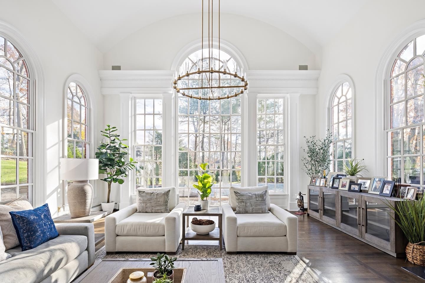 Truly amazing how new furnishings, a light fixture swap, and paint job can absolutely TRANSFORM a room. Don’t get me wrong, this space was beautiful to begin with, but, we wanted to modernize it while keeping its natural beauty intact. How did we do?

#LTKstyletip #LTKhome #LTKsalealert