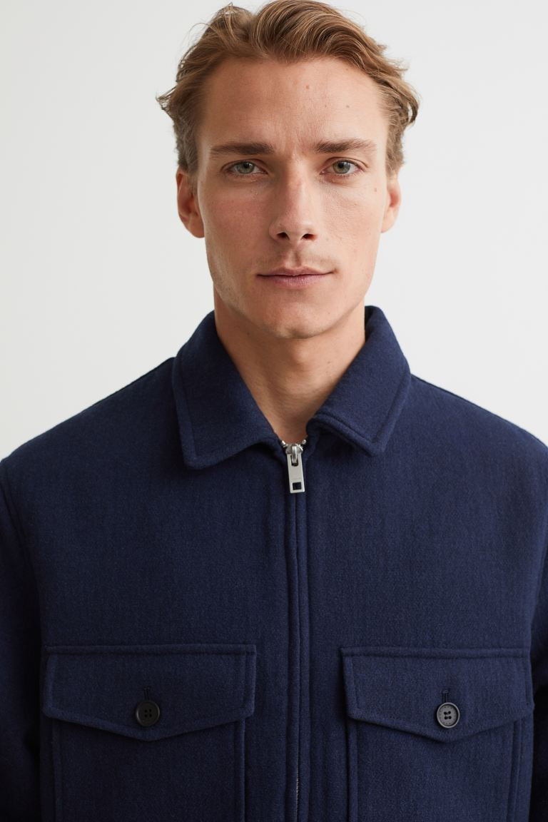 Wool-blend Shirt Jacket | H&M (US + CA)