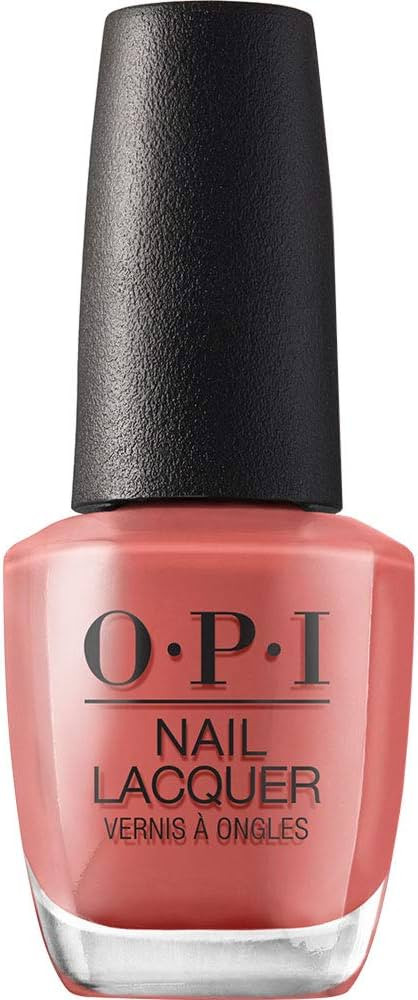 OPI Nail Lacquer, My Solar Clock is Ticking, Red Nail Polish, Peru Collection, 0.5 fl oz | Amazon (US)