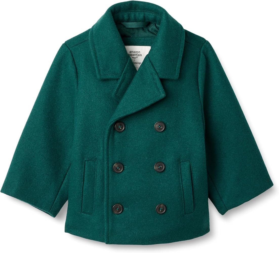 Amazon Essentials x Sofia Grainge Toddlers and Baby Boys' Wool Blend Double Breasted Coat | Amazon (US)