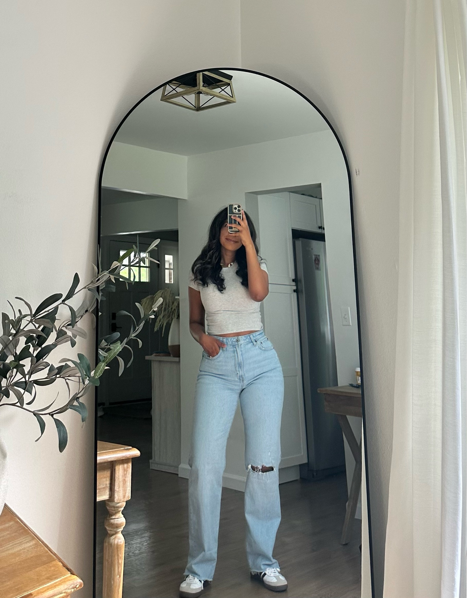My favorite Abercrombie jeans use code Afkathleen for savings!!! Casual style! Sharing my fav $18 bra denim color light destroy 

#LTKFindsUnder50 #LTKStyleTip #LTKFindsUnder100