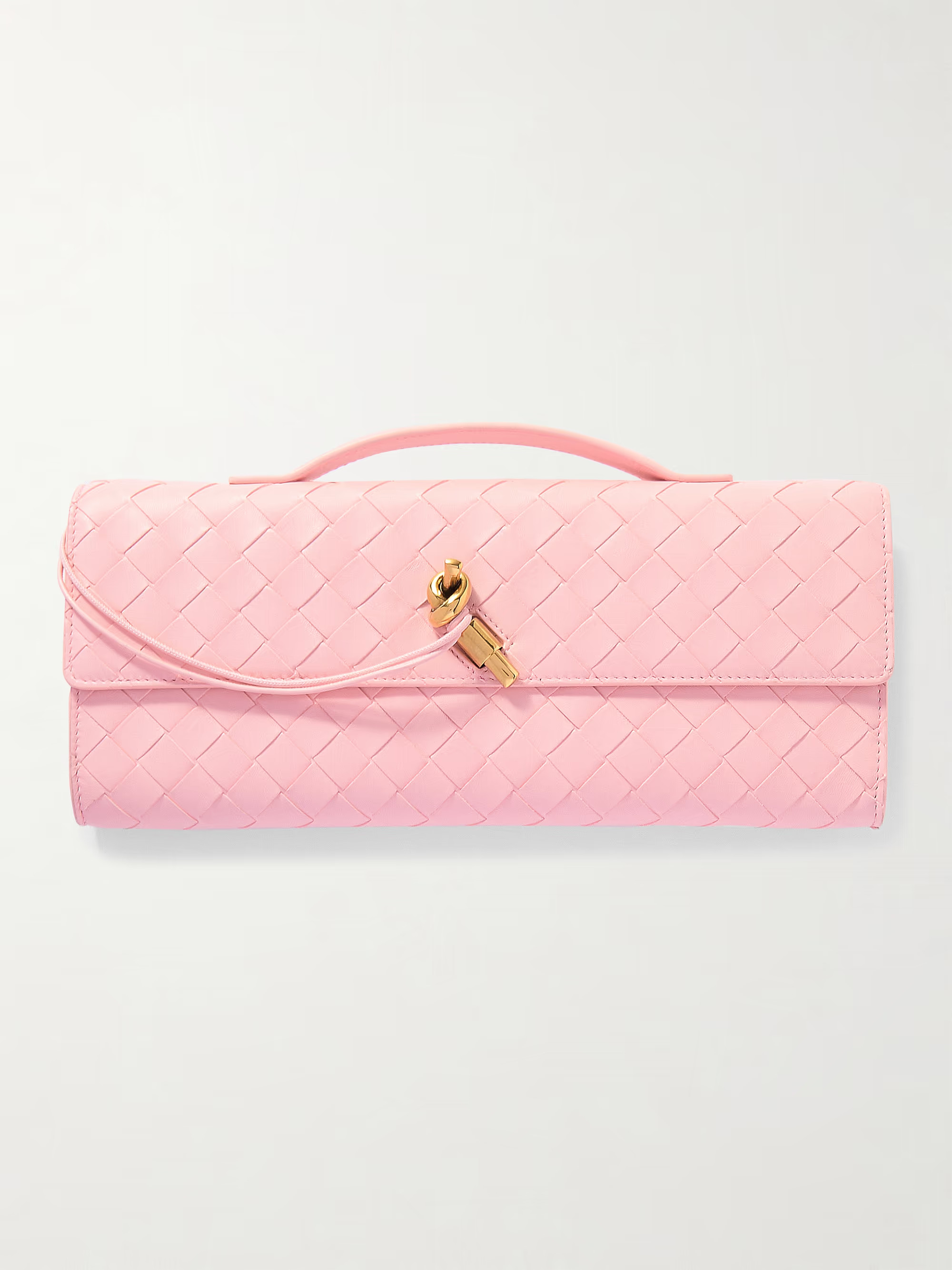 BOTTEGA VENETA Andiamo long Intrecciato leather clutch | NET-A-PORTER (US)