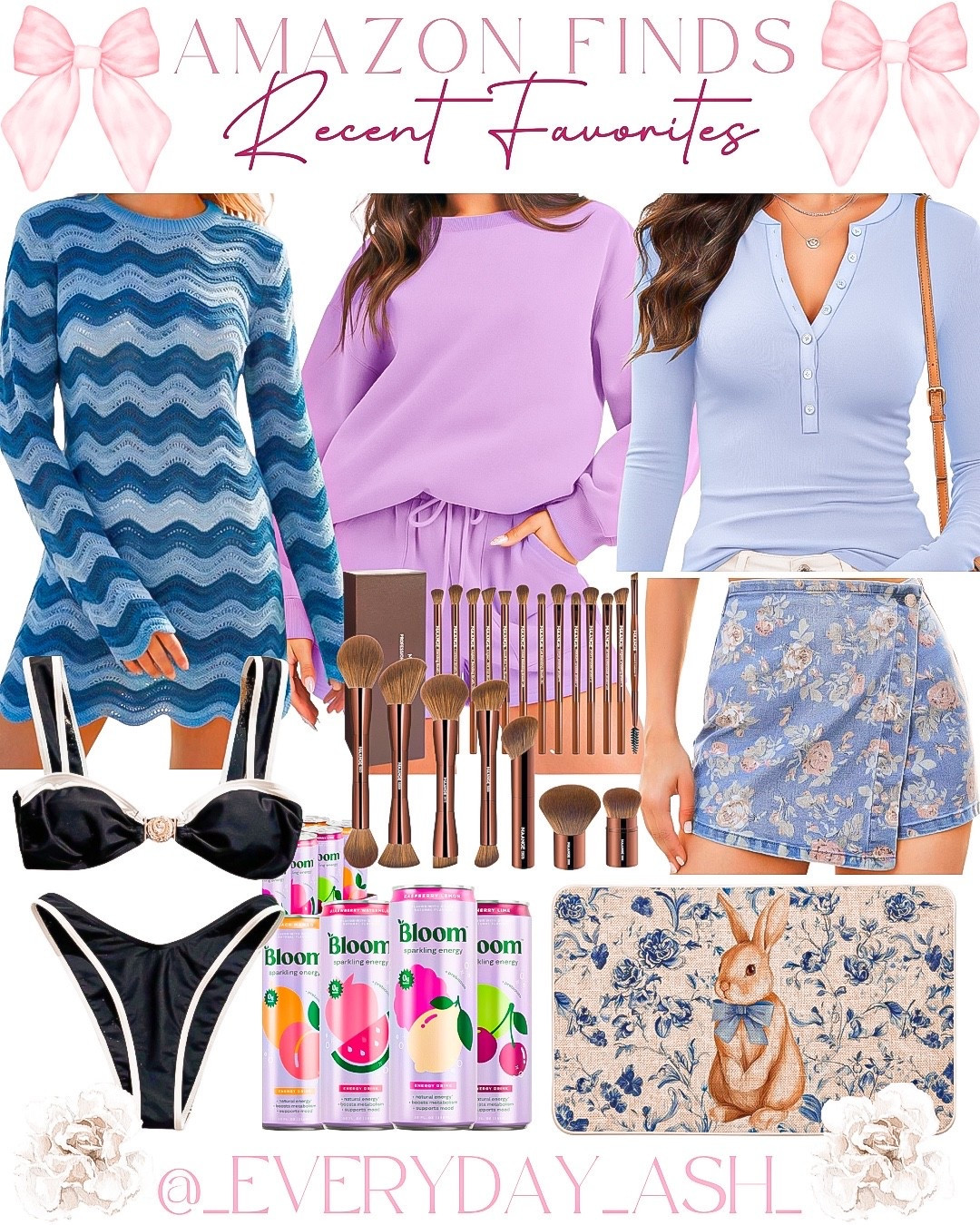 Amazon // recent favorites 💗

Swim cover up, purple two piece set, long sleeve shirt, denim skirt, black bikini, bloom energy drinks, welcome mat , Amazon finds 

#LTKSeasonal #LTKSpringSale #LTKootd