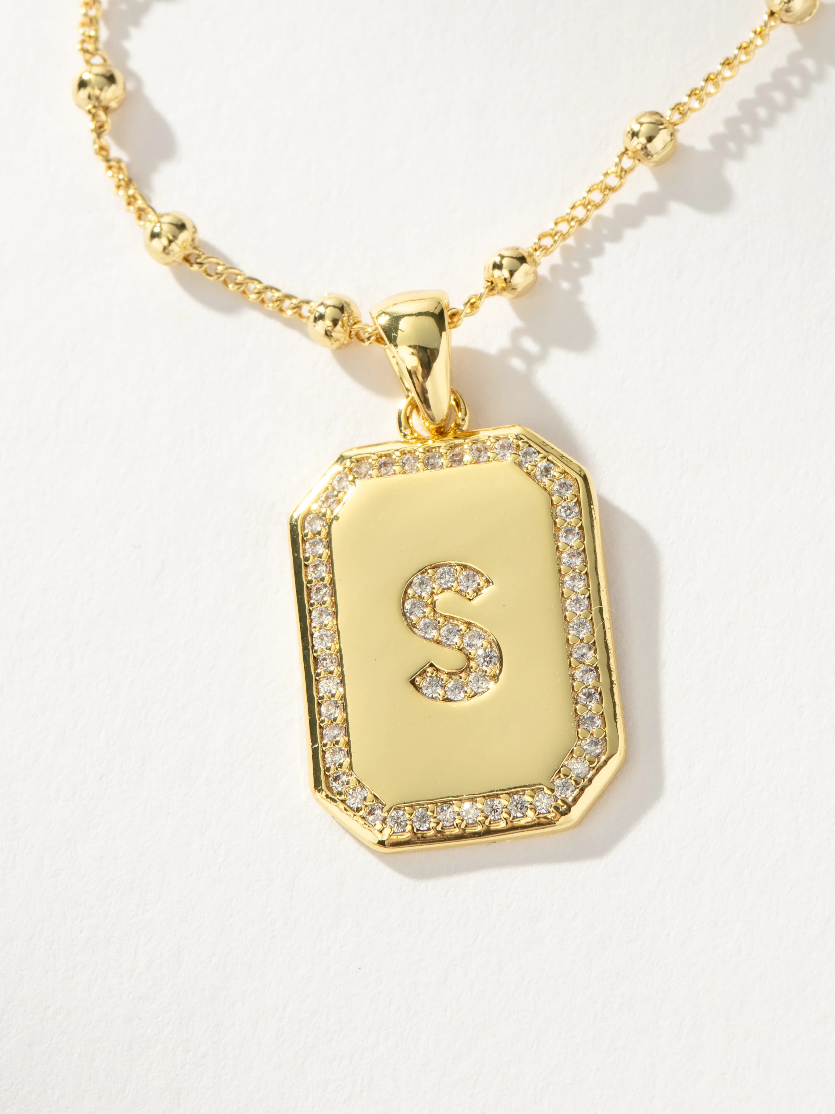 Gold Sur 2.0 Initial Necklace | Personalized Jewelry | Uncommon James | Uncommon James