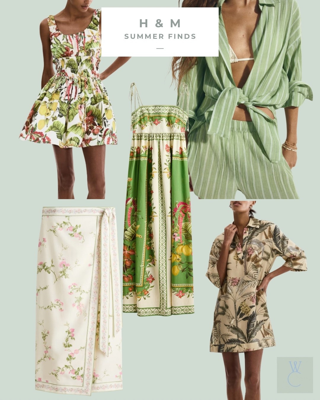 H&M fashion, summer style, looks for less, affordable fashion, summer fashionn