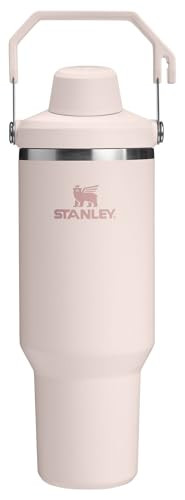 Stanley IceFlow 2.0 Fast Flow Tumbler with Handle 40 oz | Twist On Angled Spout Lid | Leakproof Water Bottle | Insulated Stainless Steel | BPA-Free | Rose Quartz | Amazon (US)