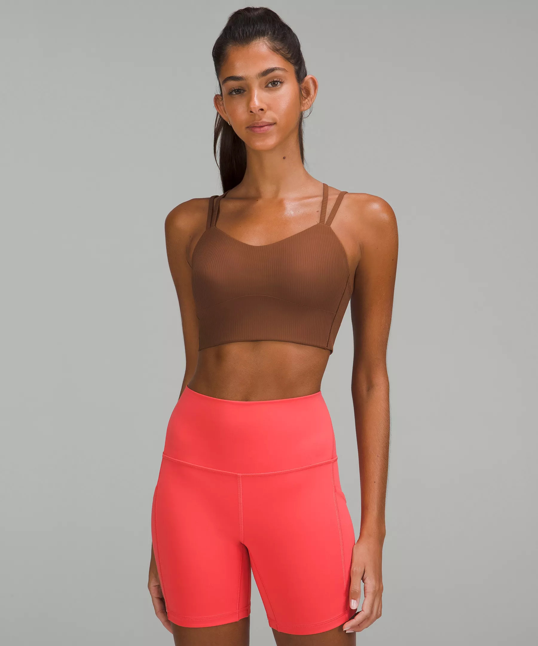 Like a Cloud Ribbed Longline Bra Light Support, B/C Cup | Lululemon (US)