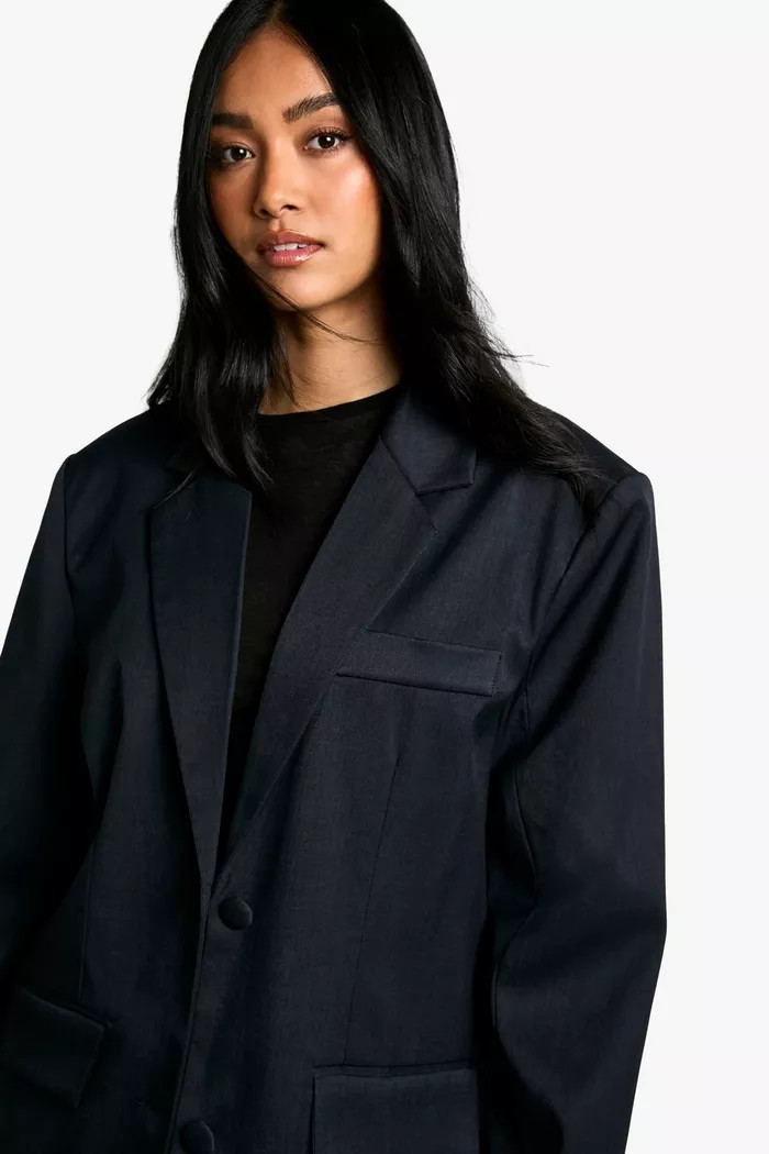 Tailored Oversized Slouchy Blazer | boohoo (US & Canada)