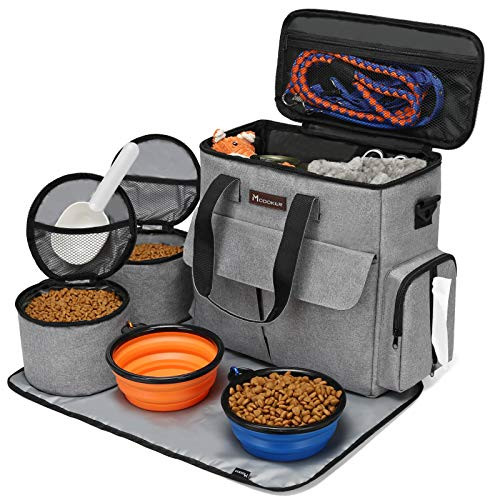 Modoker Dog Travel Bag, Weekend Pet Travel Set for Dog and Cat, Airline Approved Tote Organizer w... | Amazon (US)