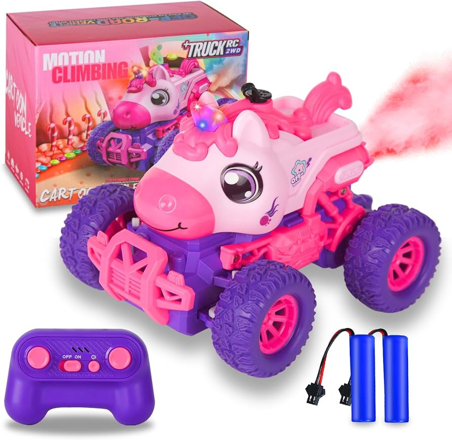 Unicorn Remote Control Cars for Kids, Remote Control Monster Truck Unicorn Toy, RC Monster Truck ... | Amazon (US)