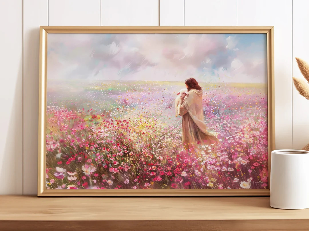 Shepherd's Care | Digital Download | Jesus Lamb of God | Lost Lamb | the Living Christ | the Jour... | Etsy (US)