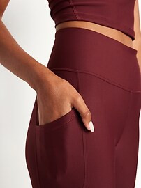 High-Waisted PowerSoft 7/8 Pocket Leggings | Old Navy (CA)