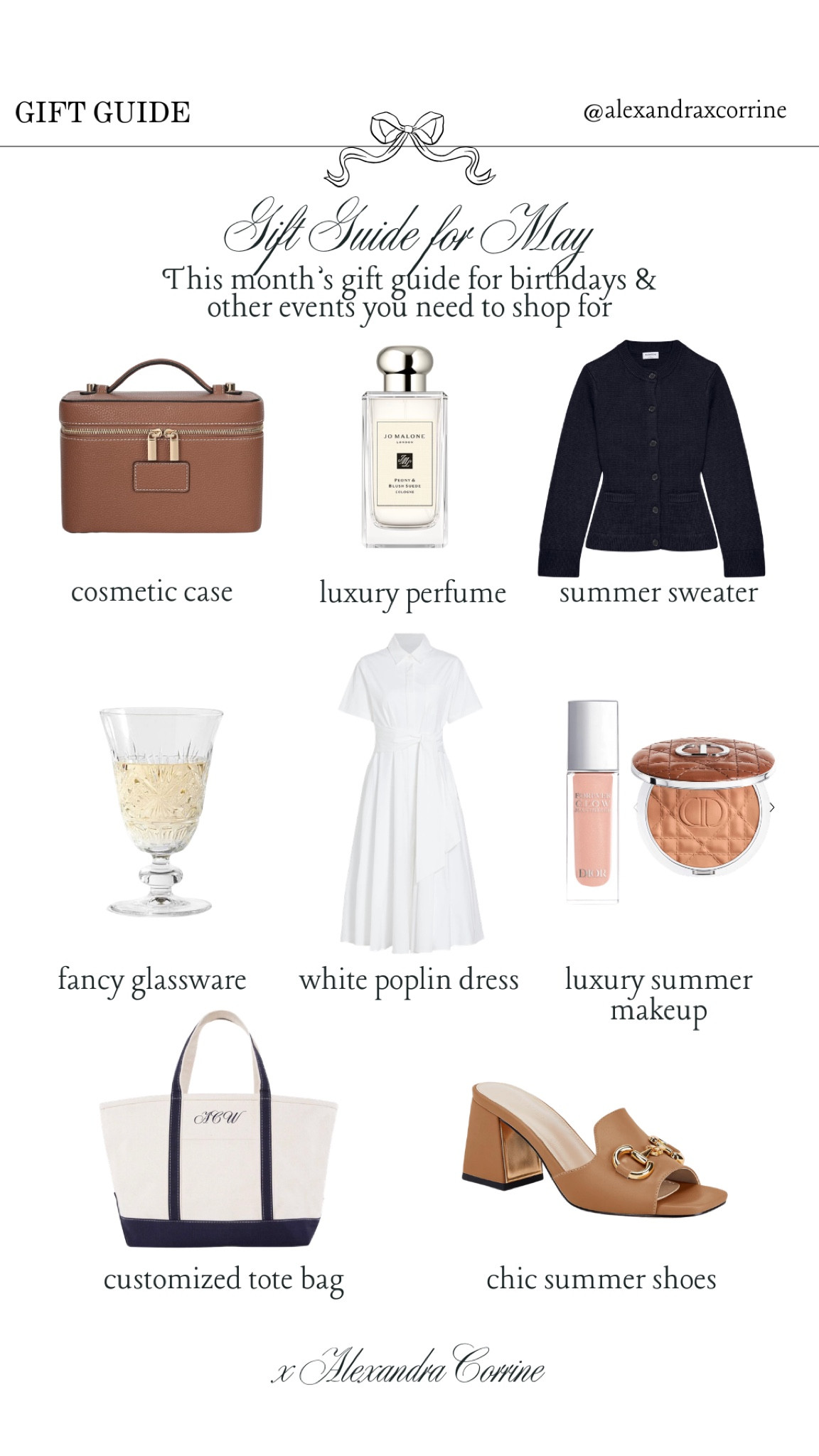Gift guide for May 🥂 This month’s gift guide for birthdays & any other event you need to shop for 🤍

Gift guide, gift ideas, may, spring, summer, Nancy Meyers, Ralph Lauren aesthetic, chic summer, coastal elegant summer, gifts for her

#LTKSeasonal