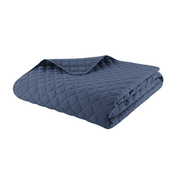 Mainstays 8-Piece Reversible Bed in a Bag Comforter Set with Sheets, Blue, King, All Ages, Unisex | Walmart (US)