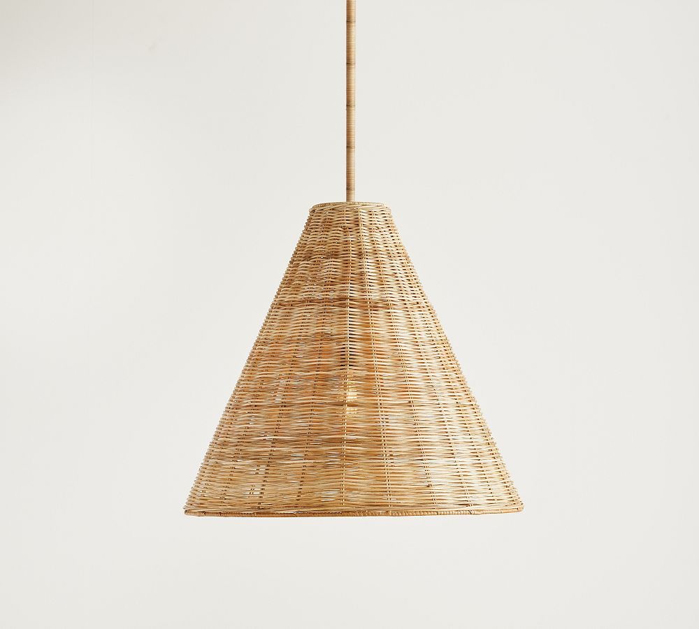 Marion Woven Cone Pendant | Pottery Barn (US)