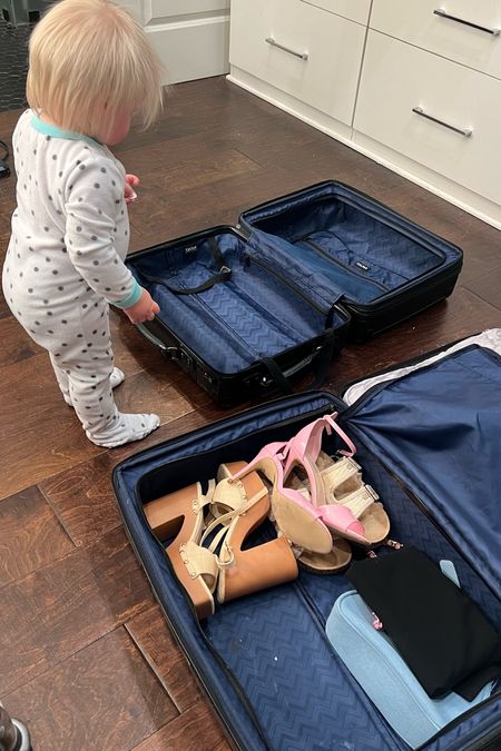 Jaelyn likes helping mommy pack ✈️ You guys I’ve had my #calpack luggage set for years and swearrrr by them!!! 

#LTKtravel #LTKfamily #LTKitbag