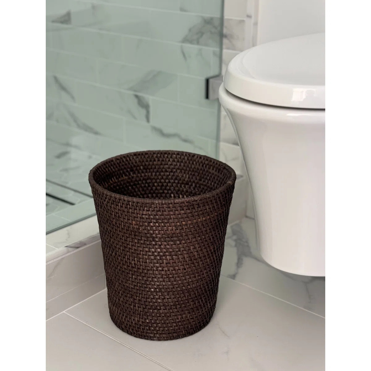 Goodfield Wicker Open Waste Basket - 3 Gallons | Wayfair North America