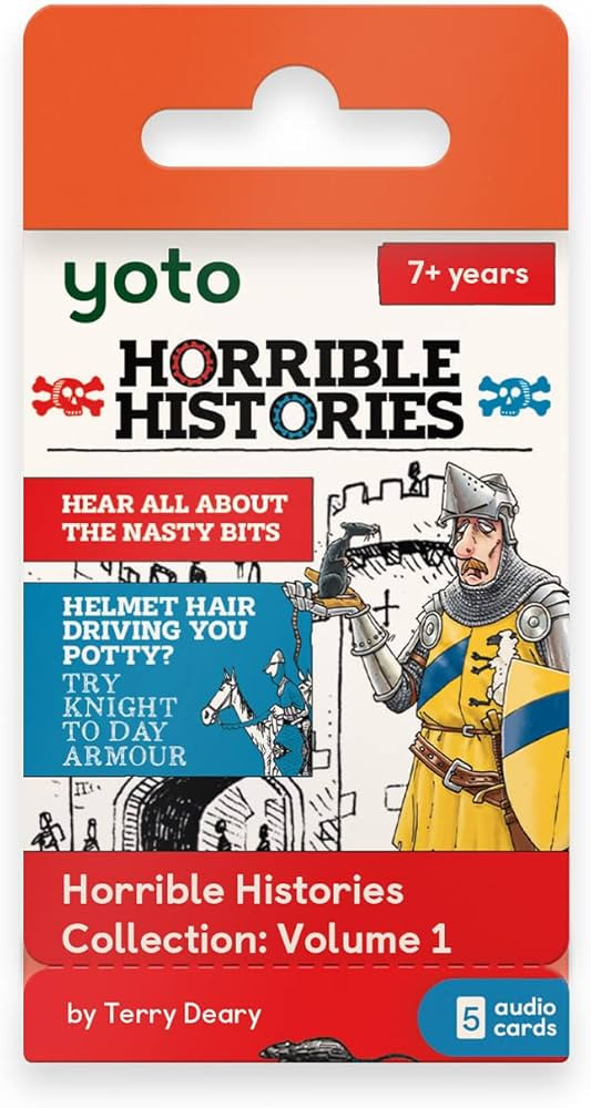 Yoto Horrible Histories Collection: Volume 1 – Kids 5 Audiobook Cards for Use with Yoto Player ... | Amazon (UK)