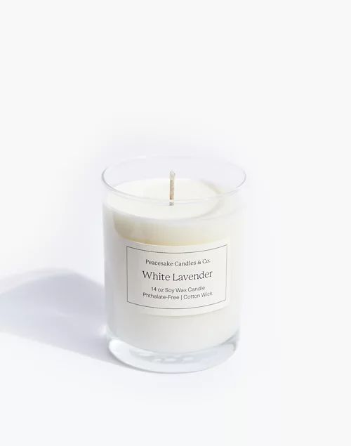 Peacesake Candles & Co.® White Lavender Candle | Madewell