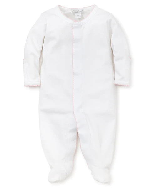 White/Pink Kissy Basics Footie NEW | Kissy Kissy
