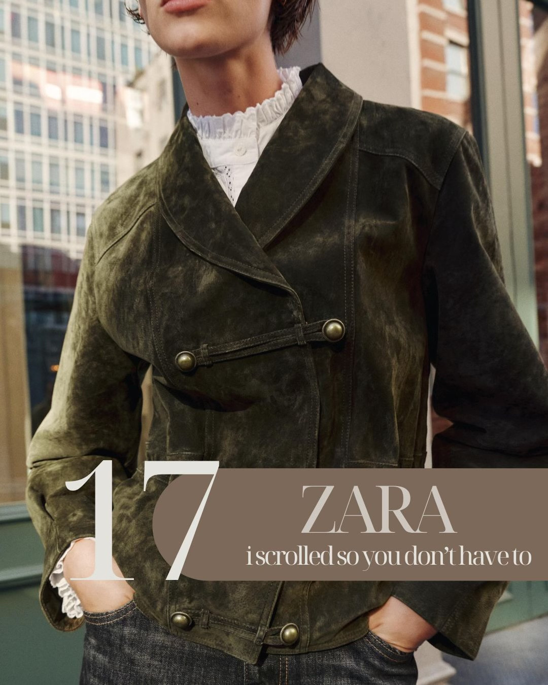 Zara finds, Zara outfit, suede jacket

#LTKstorytime #LTKOver40 #LTKWorkwear