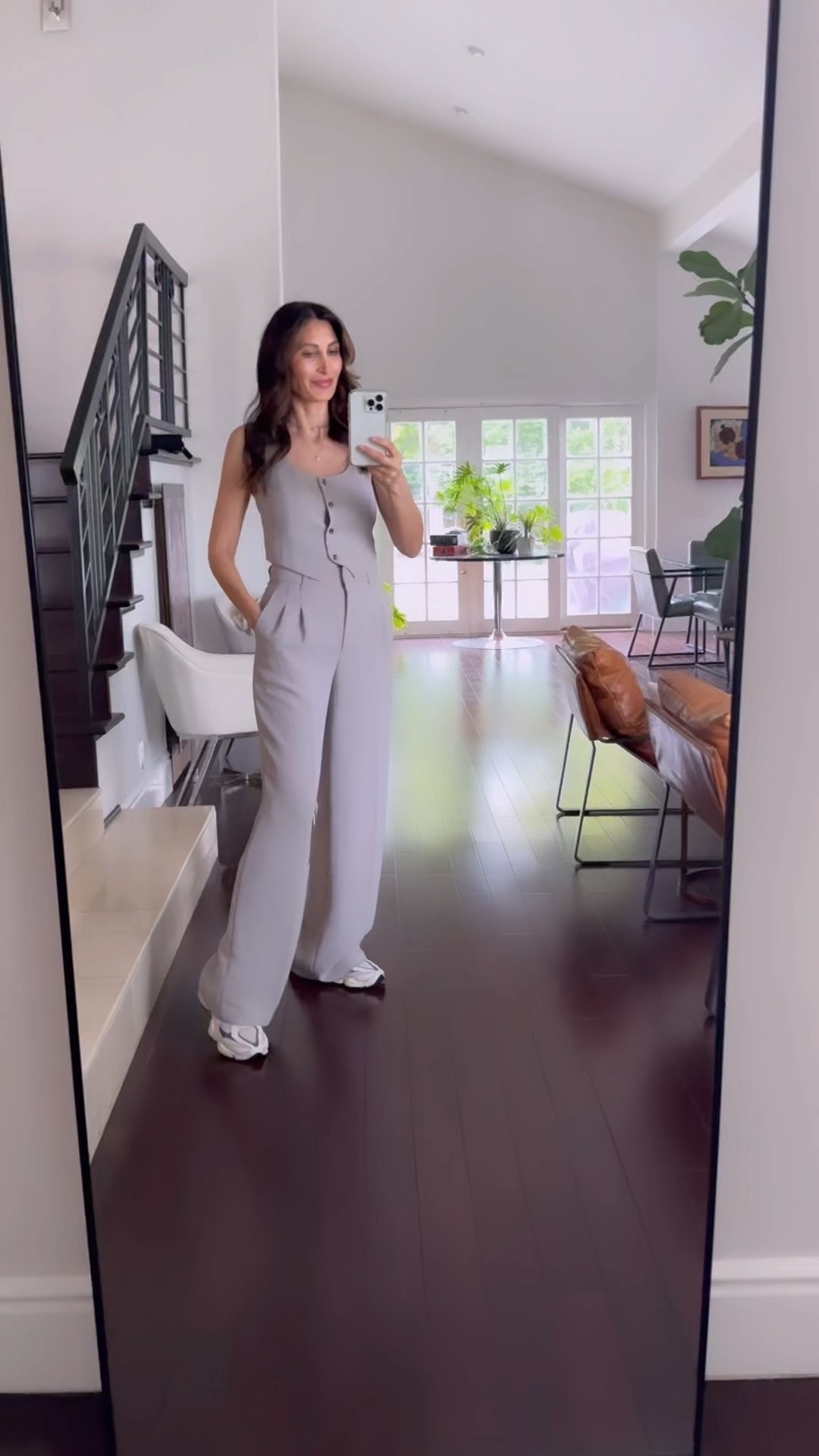 Matching pant and vest set. #aritzia