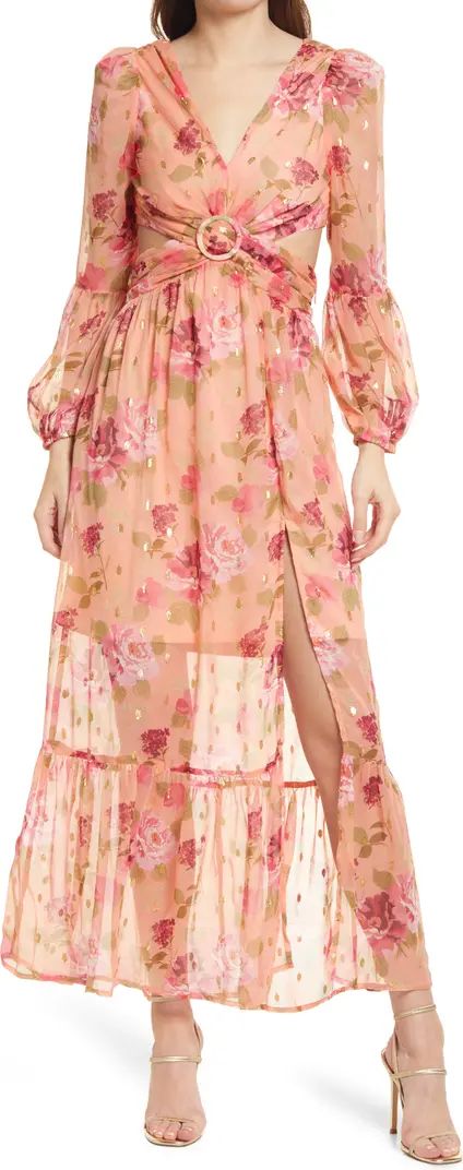 Florence Leila Floral Print Long Sleeve Dress | Nordstrom