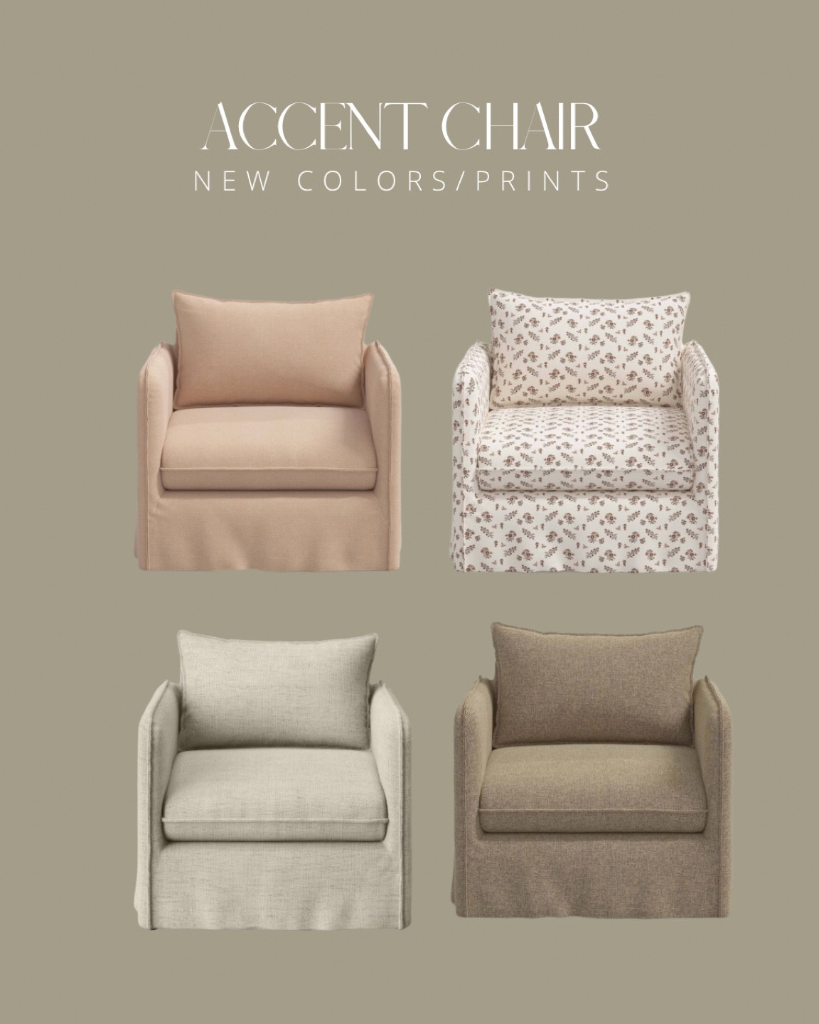 New prints and colors in this beautiful Berea accent chair from target! 

#LTKhome