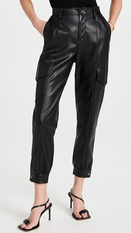 Young Fabulous & Broke Priscilla Vegan Leather Joggers | SHOPBOP | Shopbop
