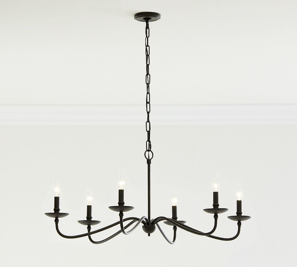 Lucca Iron Chandelier | Pottery Barn (US)