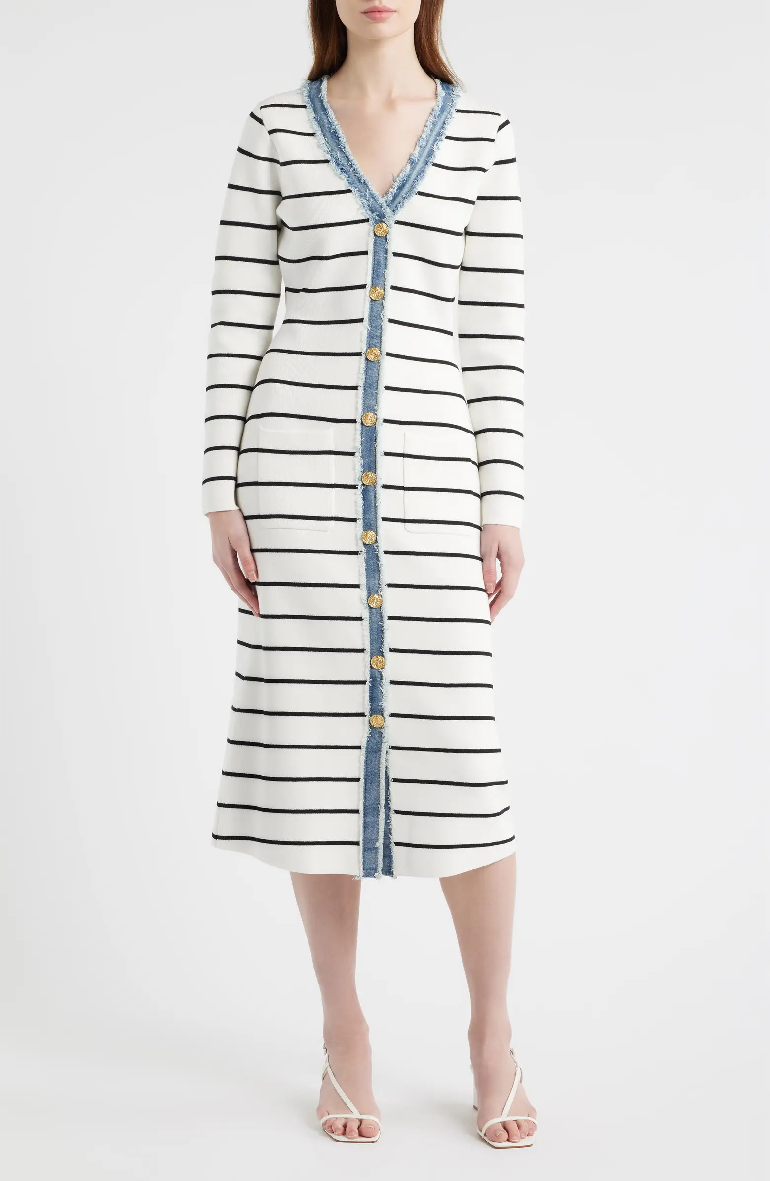 Stripe Long Sleeve Sweater Dress | Nordstrom