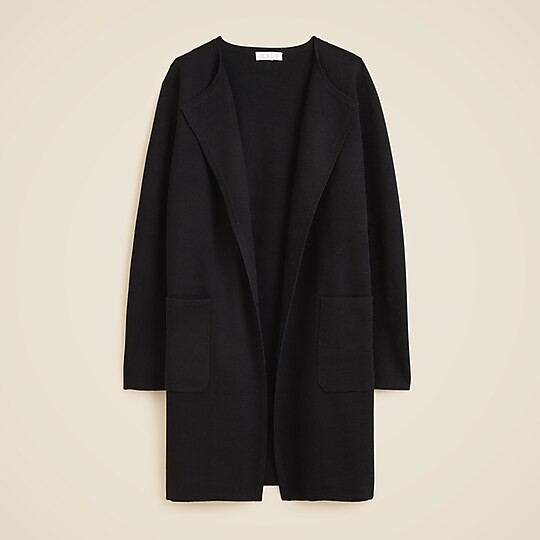 Juliette collarless sweater-blazer | J. Crew US