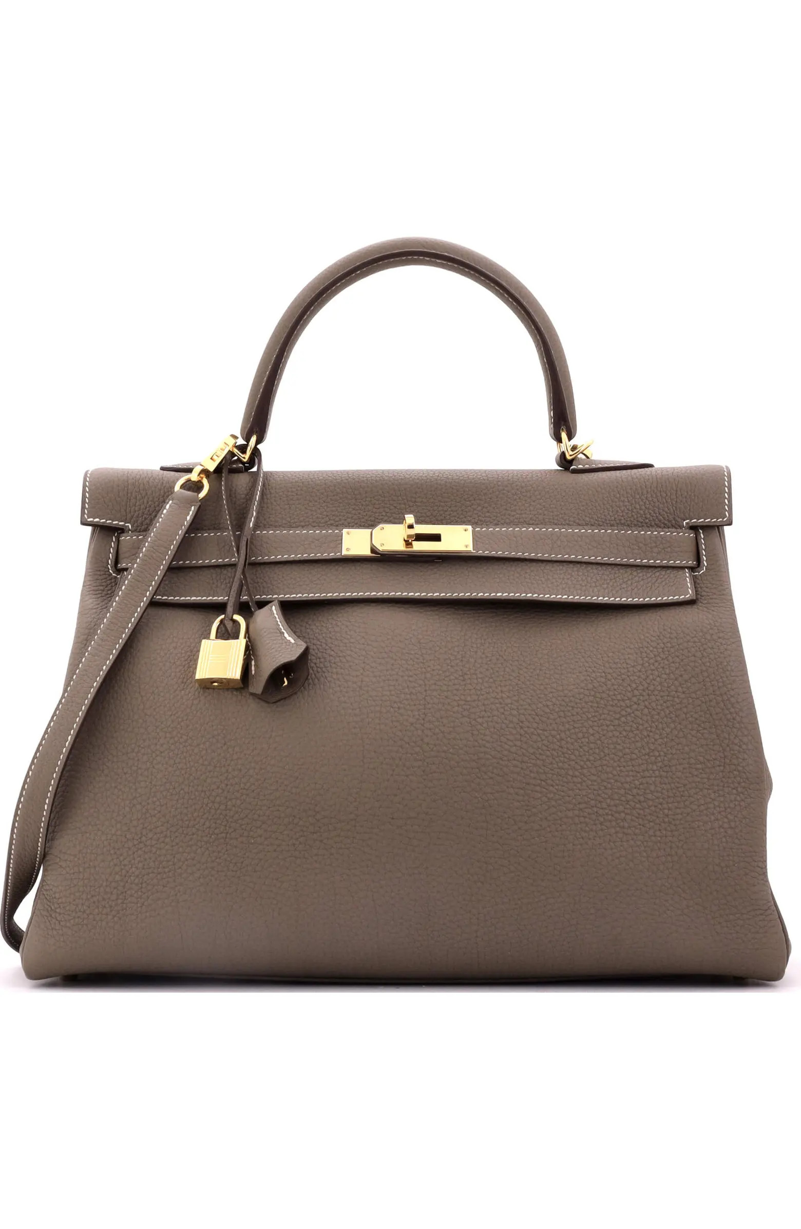 Kelly Handbag Grey Togo with Gold Hardware 35 | Nordstrom