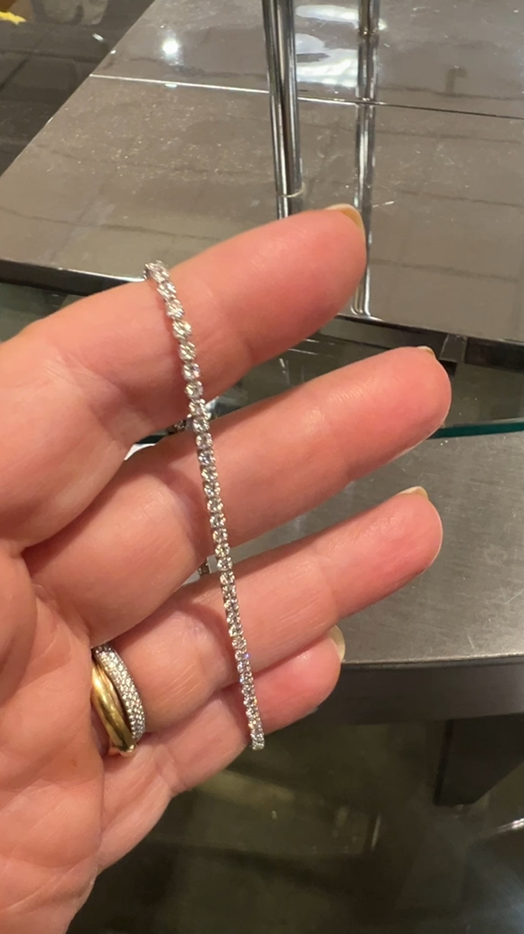 Loved this beautiful tennis bracelet that is included in the Nordstrom Anniversary Sale! It’s a CZ, but the looks will fool anyone! 
#nordstrom #nordstromanniversarysale #nsale #tennisbracelet

#LTKFindsUnder50 #LTKxNSale