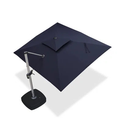 132" x 108'' Rectangle Cantilever Umbrella With Wheeled Base | Wayfair North America