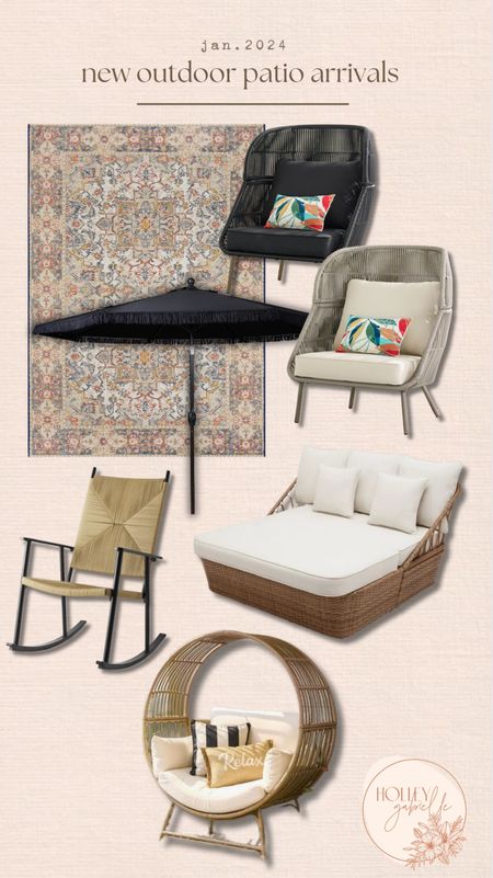 New outdoor patio arrivals at Walmart 🖤 so many good neutrals & furniture! I am eyeing the rocking chairs for the front patio 👀

Outdoor / pottery finds / Walmart / outdoor furniture / affordable decor / home / Holley Gabrielle 

#LTKstyletip #LTKfindsunder100 #LTKhome