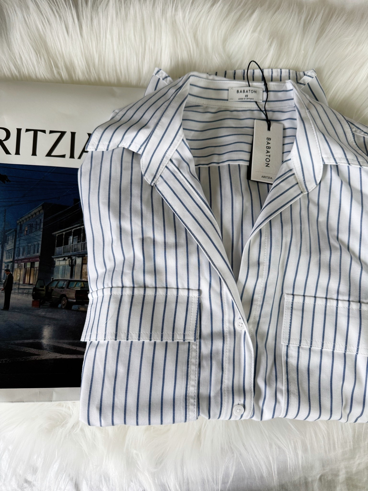 Amazing quality striped top from
Aritzia😍 perfect for work, office, weekend, etc

#LTKootd #LTKmomlife #LTKWorkwear
